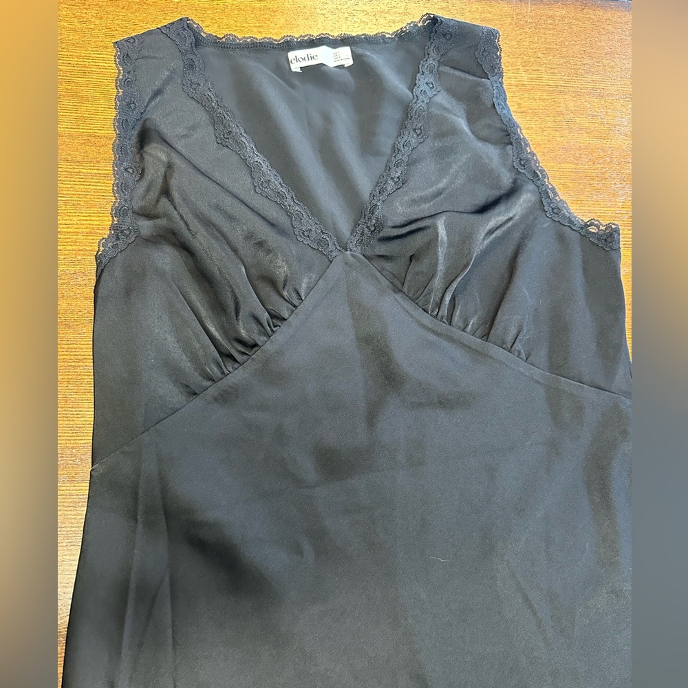 Black dress with lace